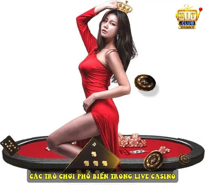 Các trò chơi phổ biến trong Live Casino
